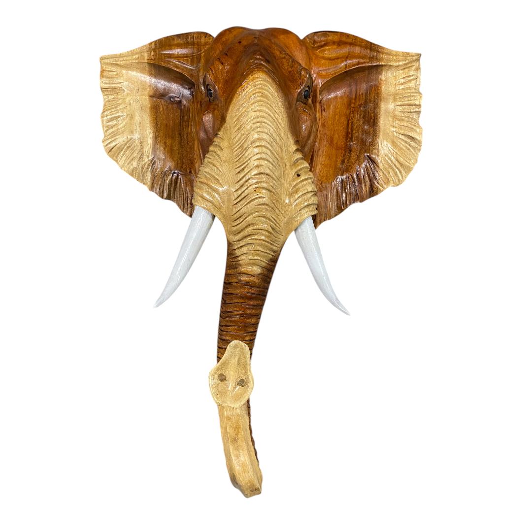 Hand-Carved Elephant Sculpture – “Majestic Presence” | Code 81