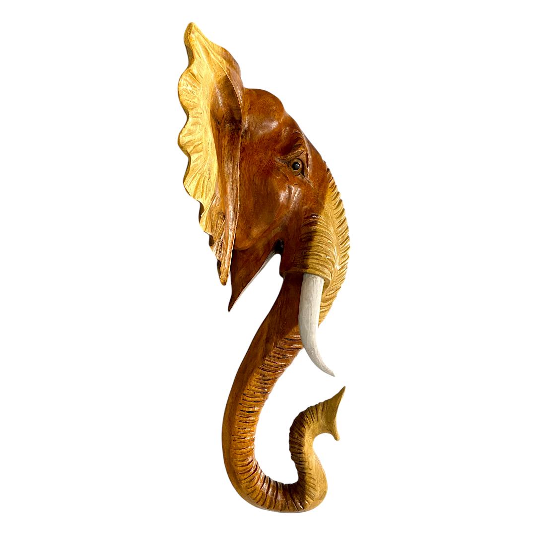Hand-Carved Elephant Sculpture – “Majestic Presence” | Code 81