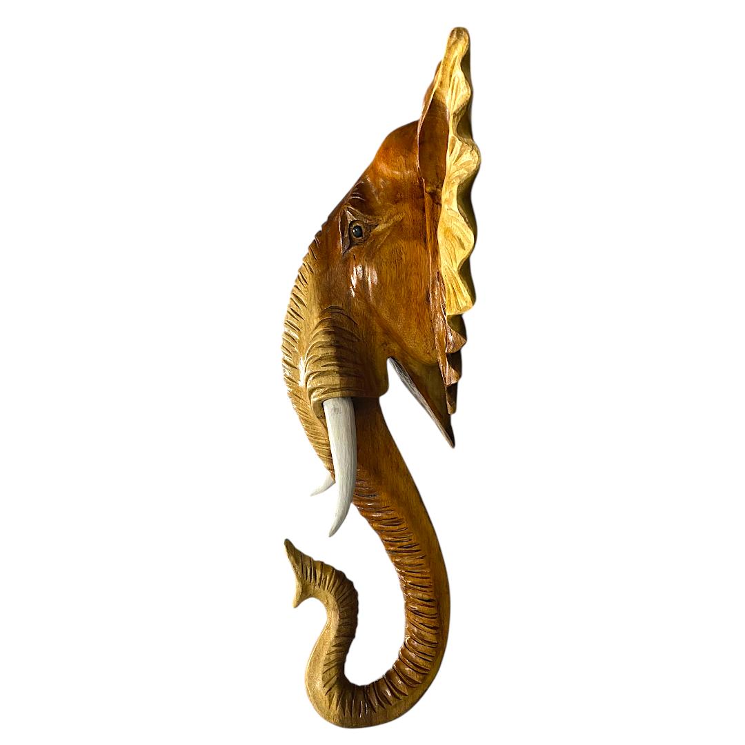 Hand-Carved Elephant Sculpture – “Majestic Presence” | Code 81