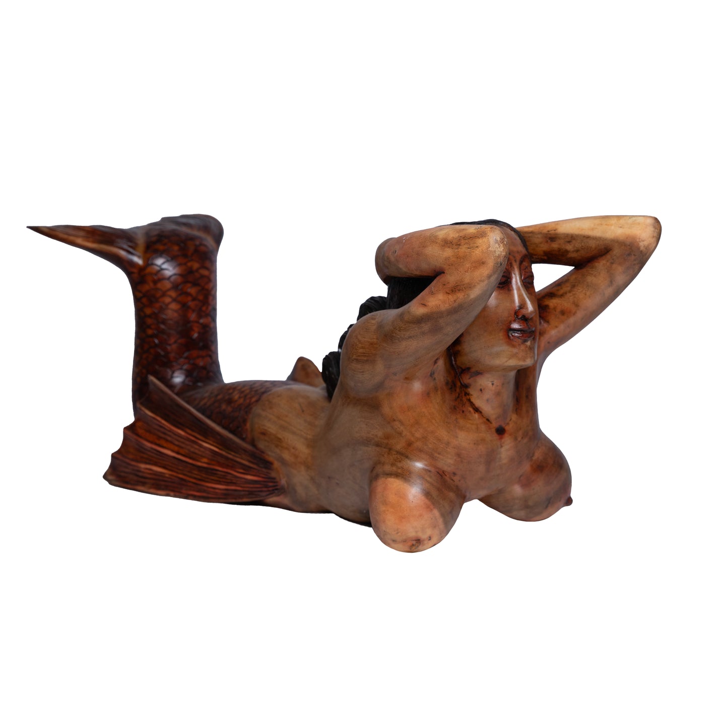 Hand-Carved Mermaid Sculpture Table – “Ocean Elegance” | Code 165