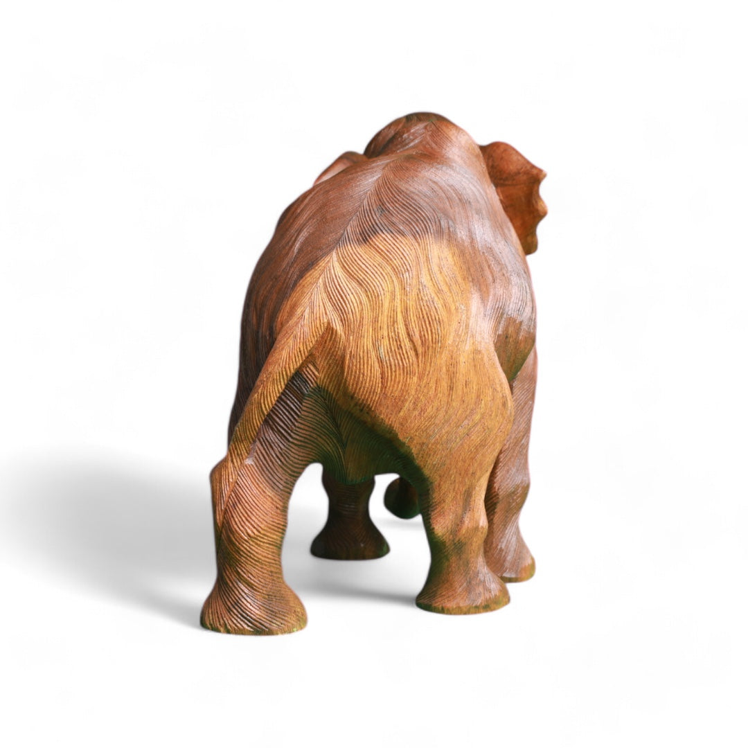 Hand-Carved Wooden Elephant Sculpture |Code 211