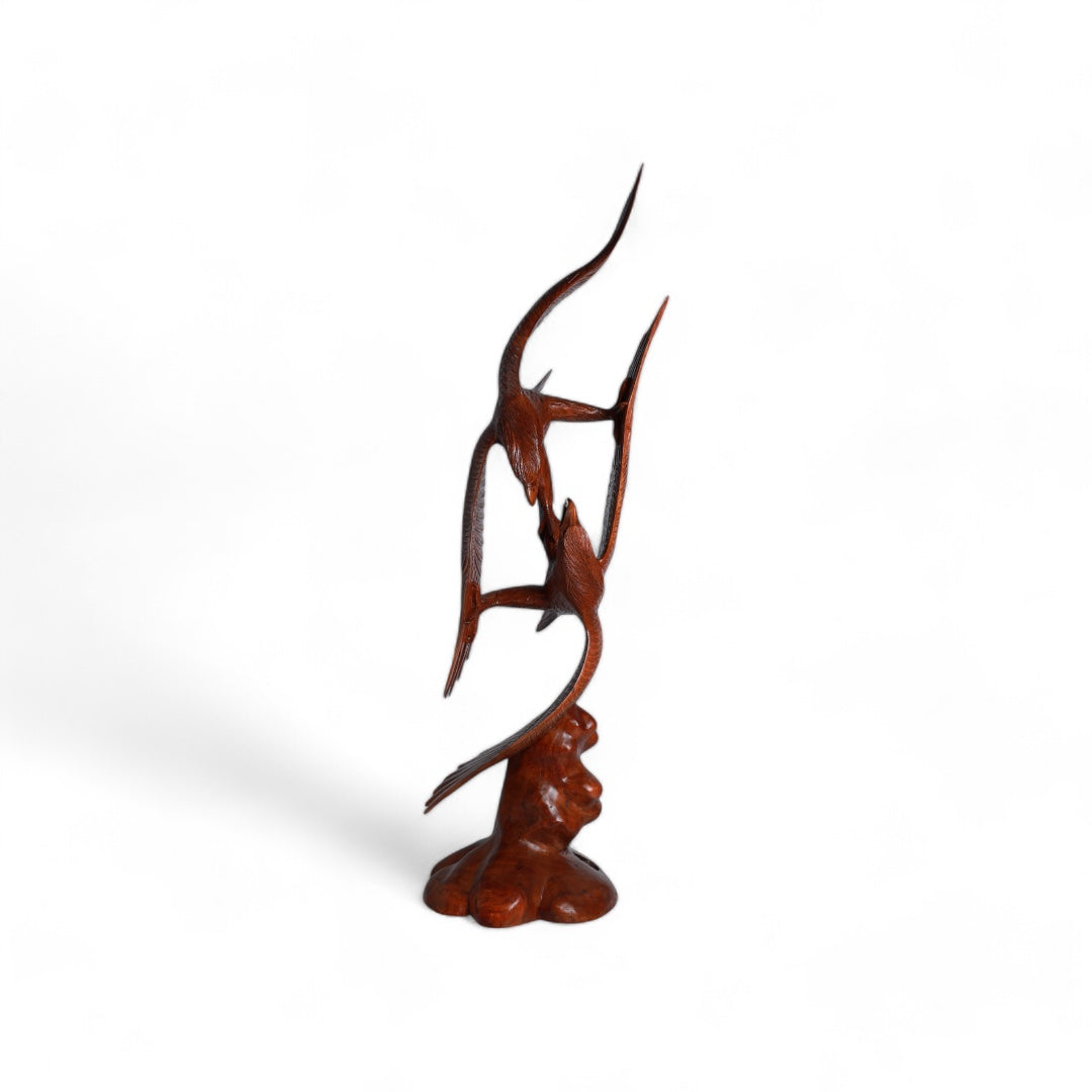 Handcrafted - Soaring Eagles Sculpture |Code 73