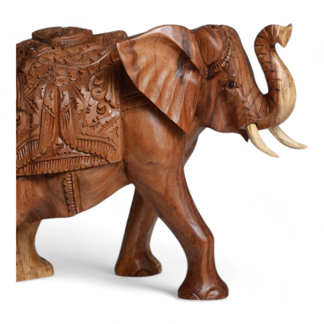 Handcrafted- Wood Elephant