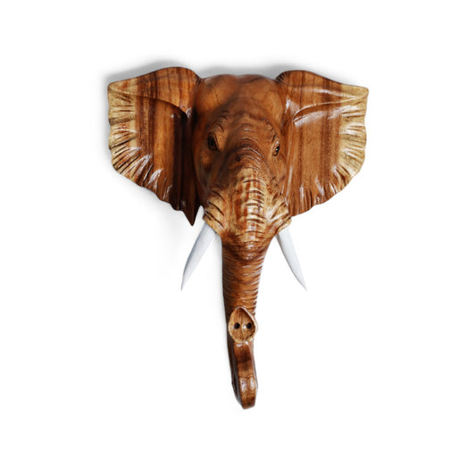 Wooden Elephant Head Sculpture | Code 218