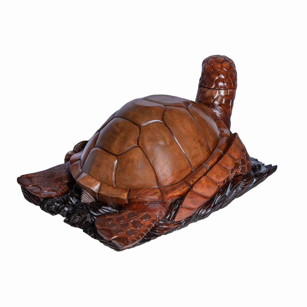 Rustic Turtle Table Hand-Carved Turtle Coffee Table – “Timeless Elegance” | Code 156 – My Store