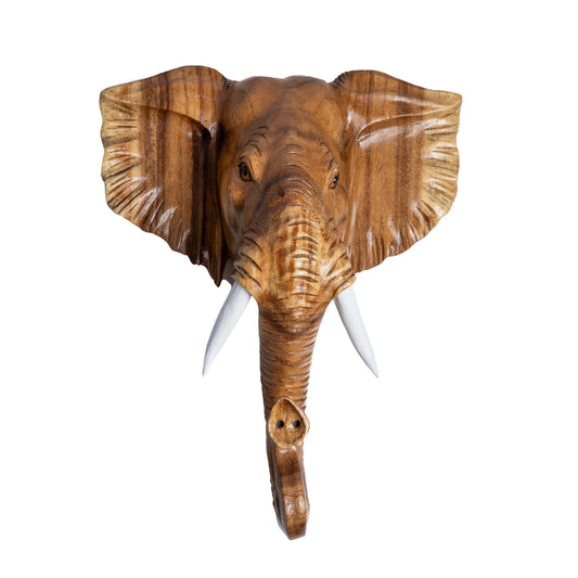 Wooden Elephant Head Sculpture | Code 218