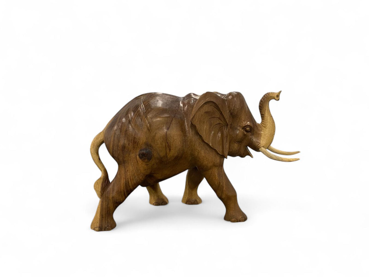 Hand-Carved Elephant Sculpture – Strength and Fortune | Code 226