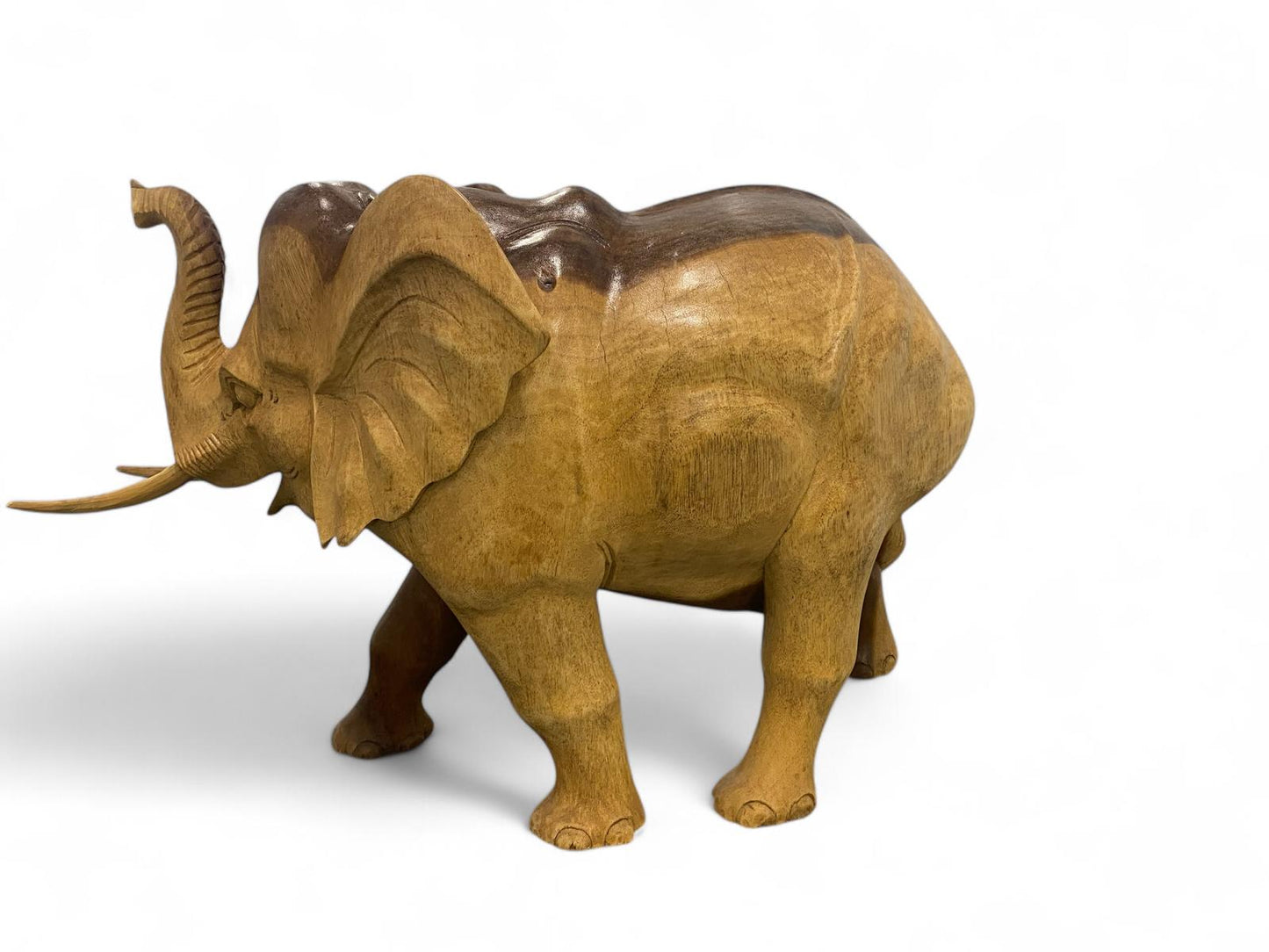 Hand-Carved Elephant Sculpture – Strength and Fortune | Code 226