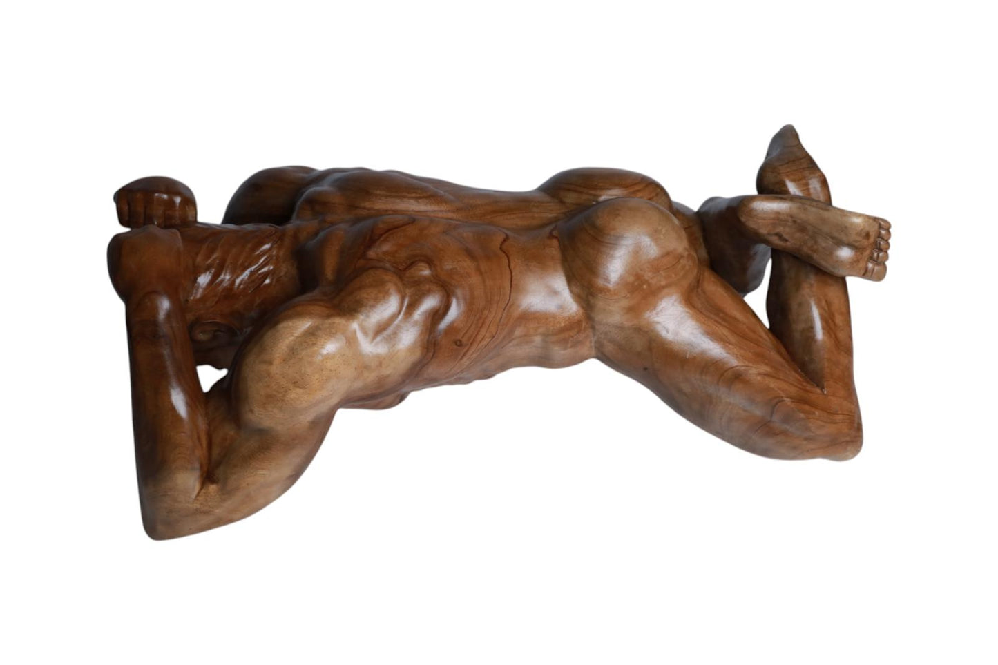 Hand-Carved Male Figure Table Sculpture | Code 40