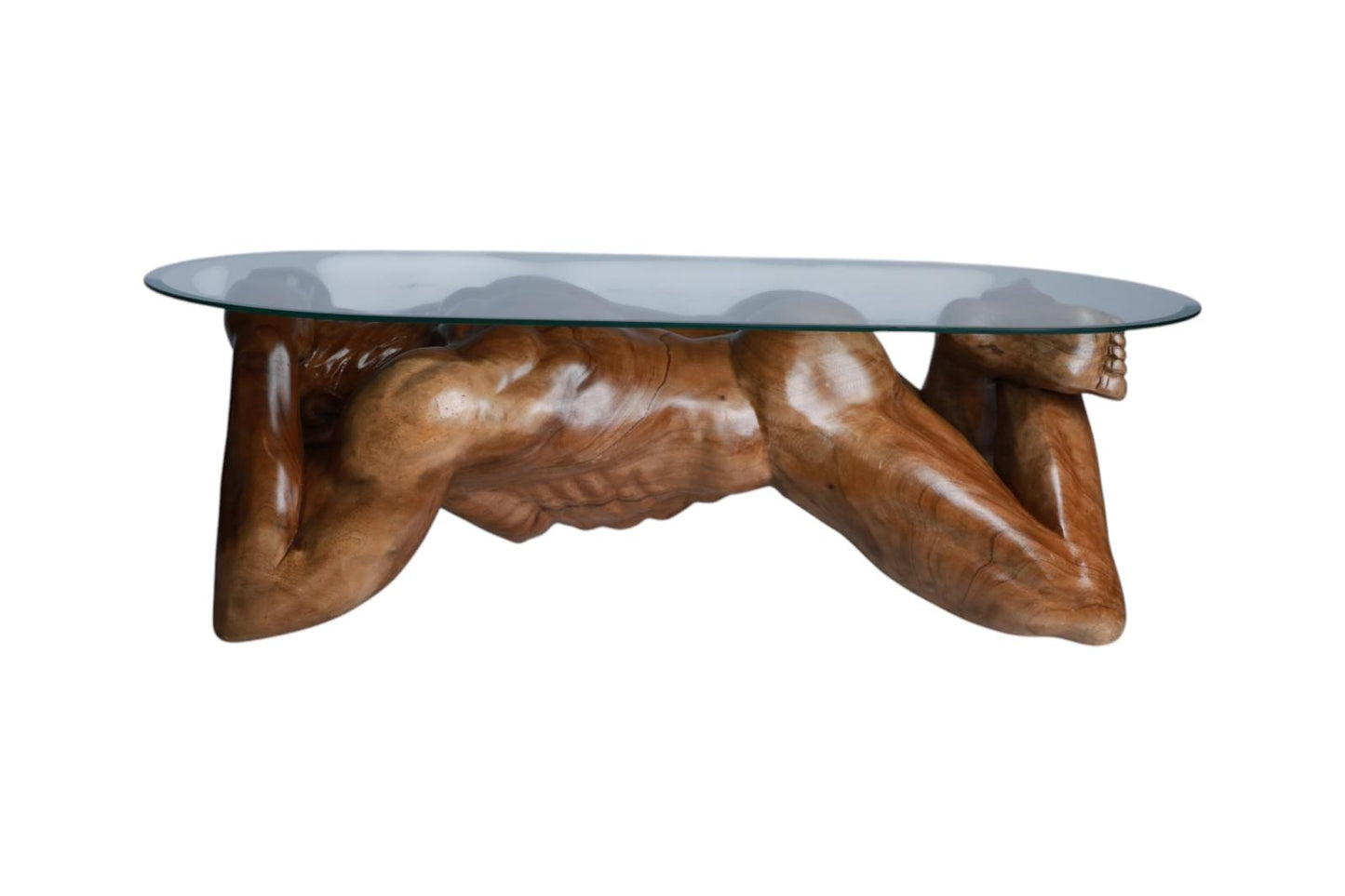 Hand-Carved Male Figure Table Sculpture | Code 40