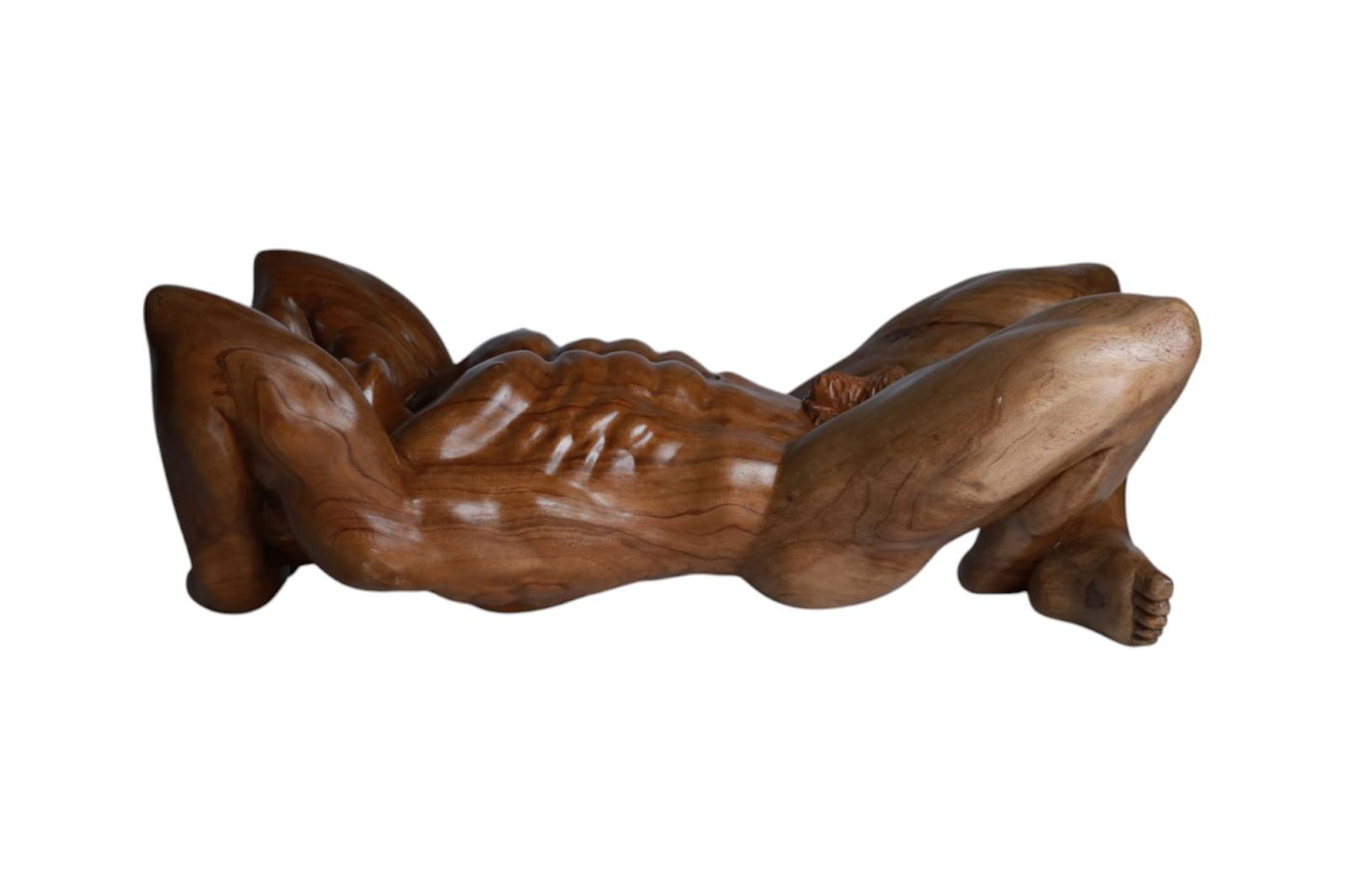 Hand-Carved Male Figure Table Sculpture | Code 40