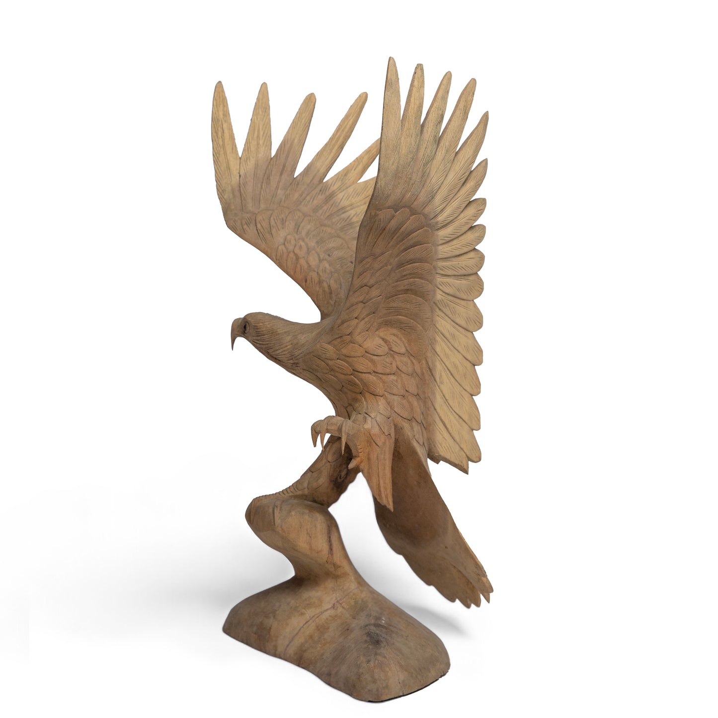 Hand-Carved Wooden Eagle Sculpture | Code 134